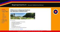 Desktop Screenshot of bogensportzentrum.at